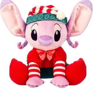 Disney Store Holiday Plush – Angel Stuffed Animals with Embroidered Details